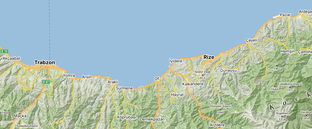 pazar map