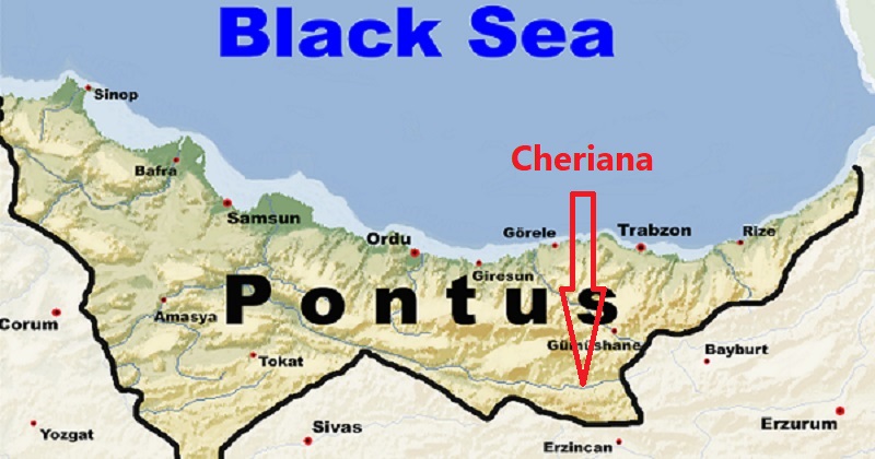 cheriana map
